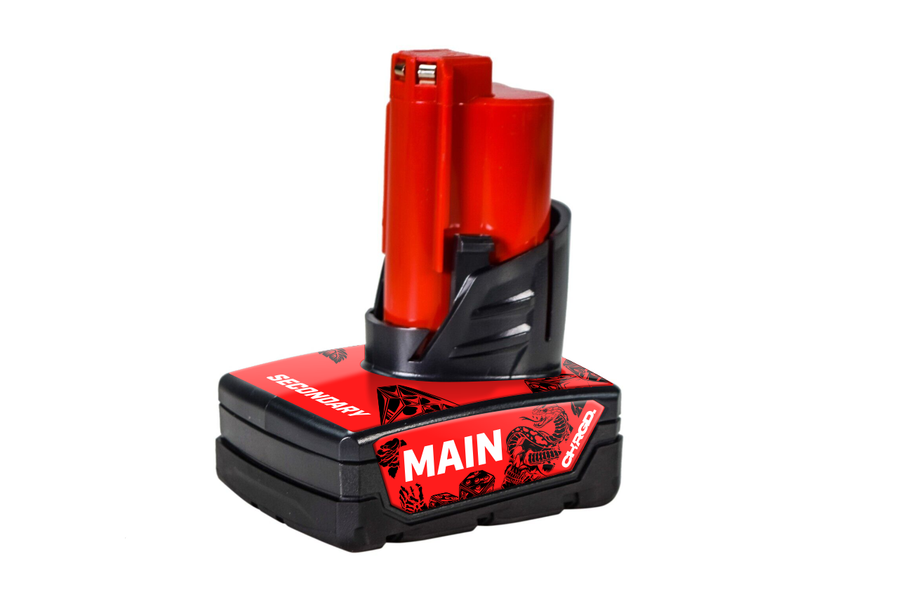 REAPER Battery I.D. Kits - Milwaukee 12V 4/5/6 Ah