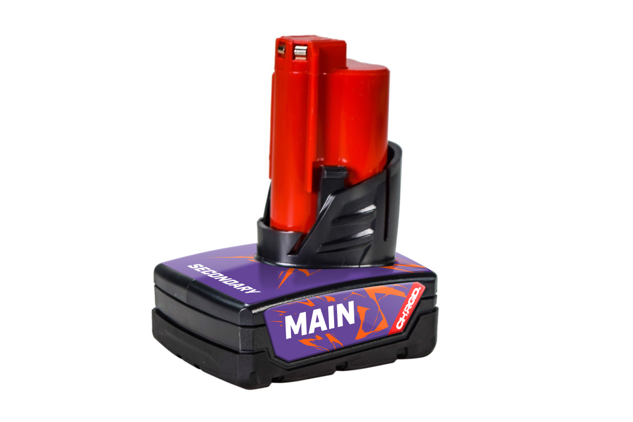 THUNDER Battery I.D. Kits - Milwaukee 12V 4/5/6 Ah