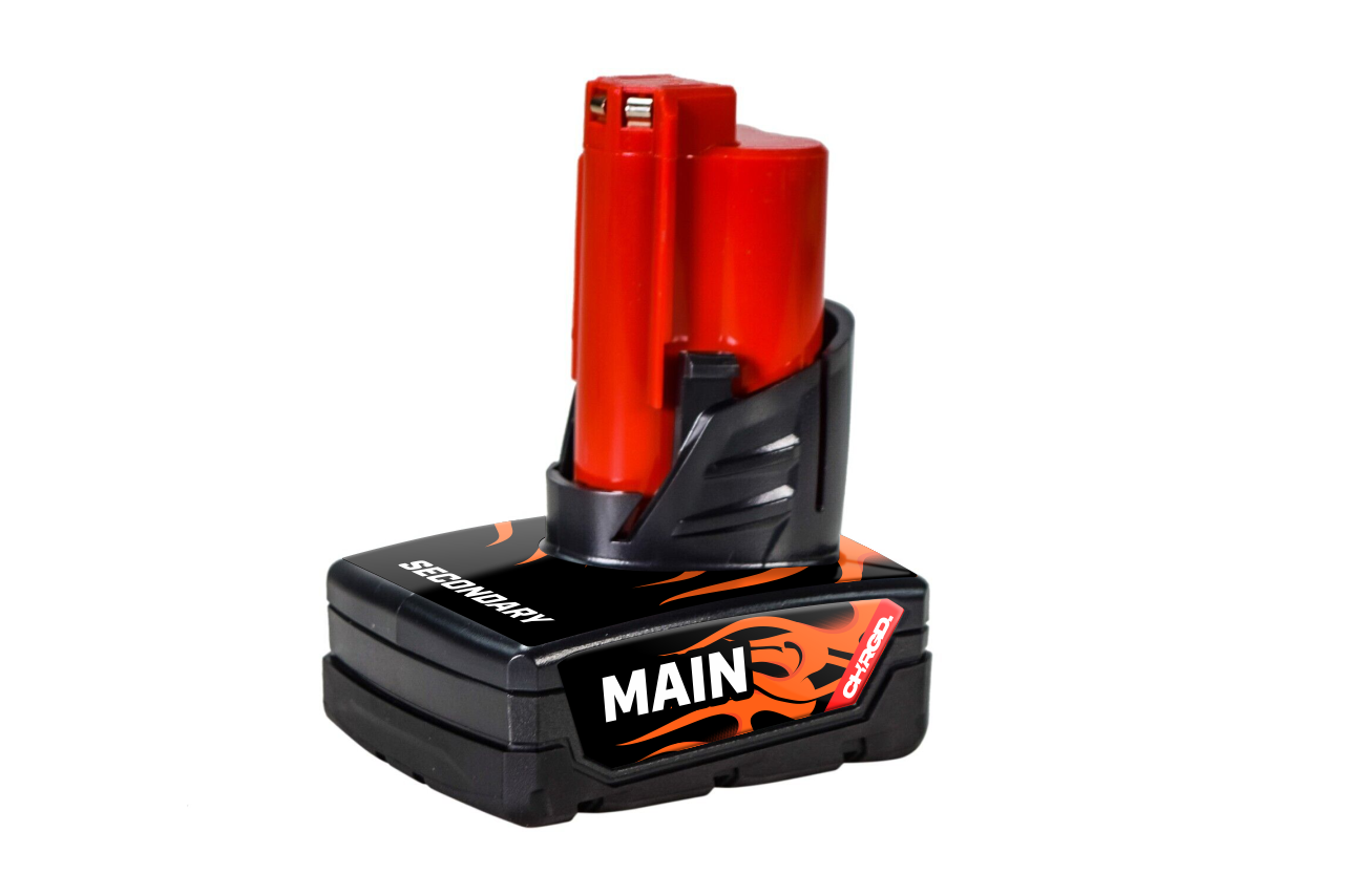 BURN Battery I.D. Kits - Milwaukee 12V 4/5/6 Ah