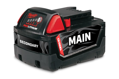 BURN Battery I.D. Kits - Milwaukee 18V