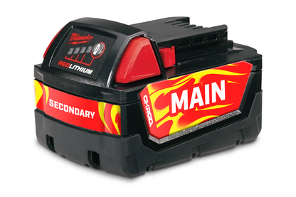 BURN Battery I.D. Kits - Milwaukee 18V