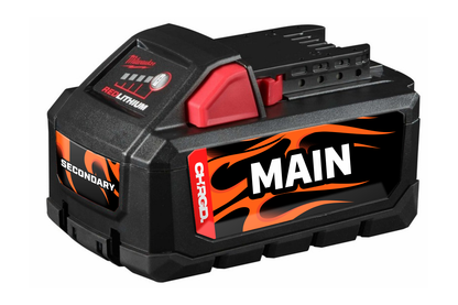BURN Battery I.D. Kits - Milwaukee 18V