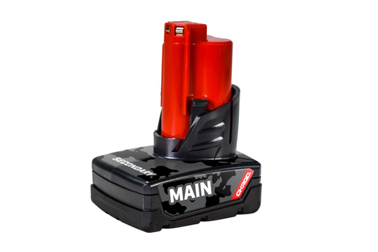 CAMO Battery I.D. Kits - Milwaukee 12V 4/5/6 Ah