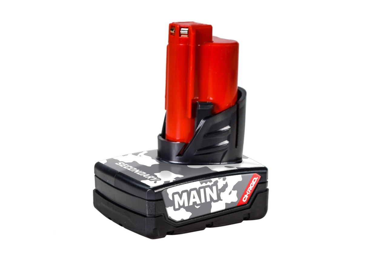 CAMO Battery I.D. Kits - Milwaukee 12V 4/5/6 Ah