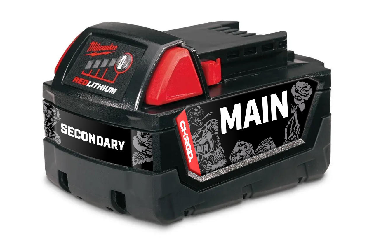 REAPER Battery I.D. Kits - Milwaukee 18V