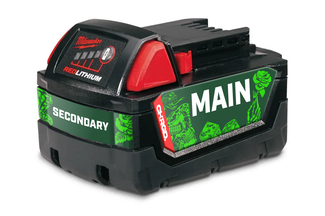 REAPER Battery I.D. Kits - Milwaukee 18V