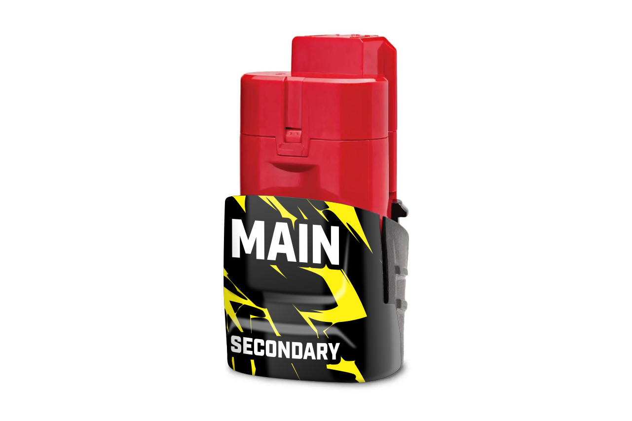 THUNDER Battery I.D. Kits - Milwaukee 12V 2/2.5/3 Ah